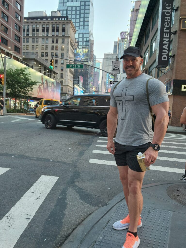 Robert on the streets of Manhattan